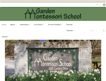 Tablet Screenshot of gardenmontessori.org